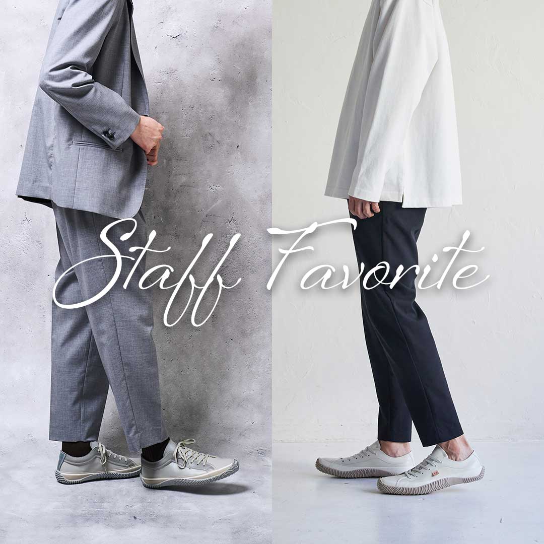 シルエットが秀逸で、スニーカーらしいボリューム感あるデザインの SP-1058ILをオススメの一足としてご紹介